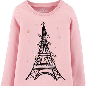 OSHKOSH Eiffel Tower Originals Graphic Tee 6M